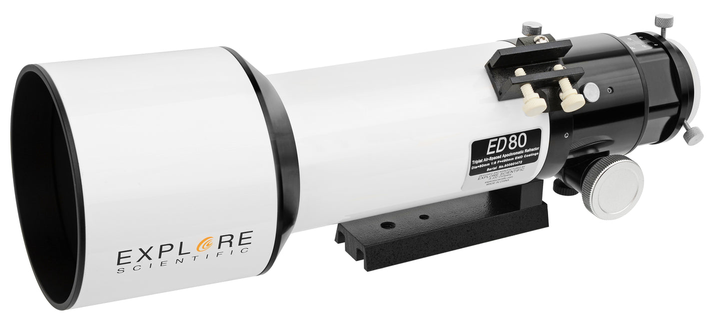 Telescopio EXPLORE SCIENTIFIC ED APO 80mm f/6 FCD-100 Alu HEX