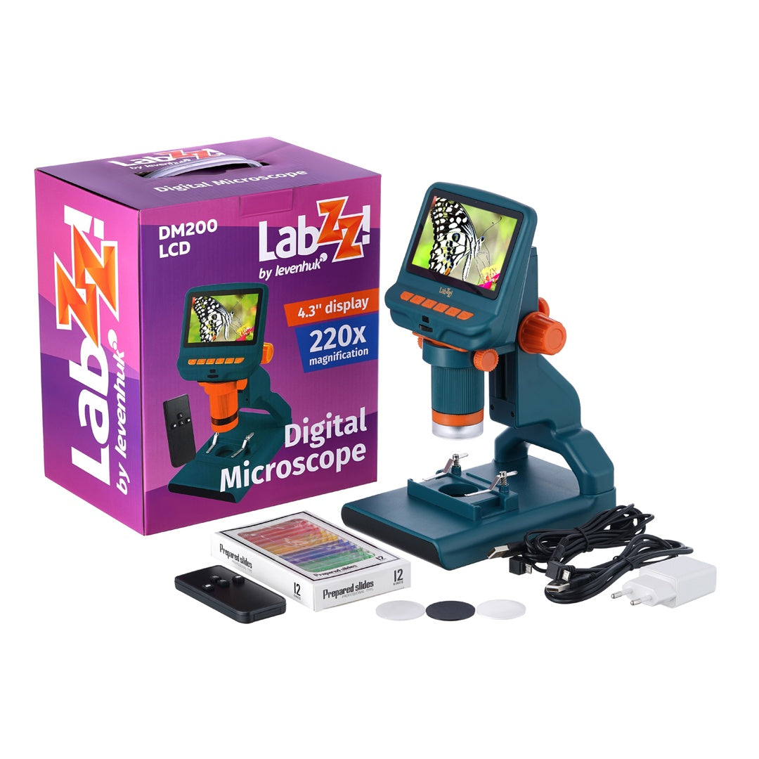 Microscopio digital Levenhuk LabZZ DM200 LCD