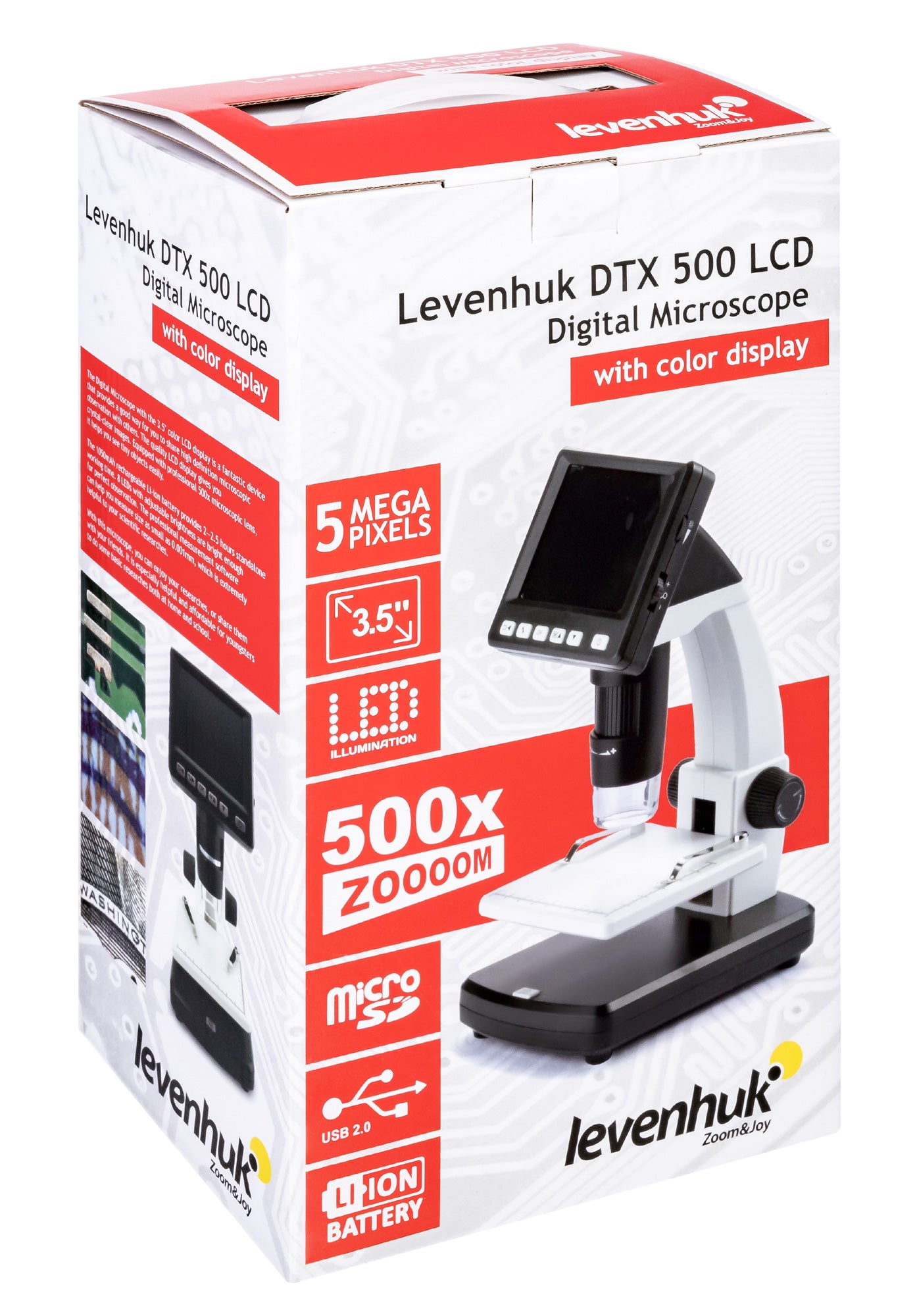 Microscopio digital Levenhuk DTX 500 LCD