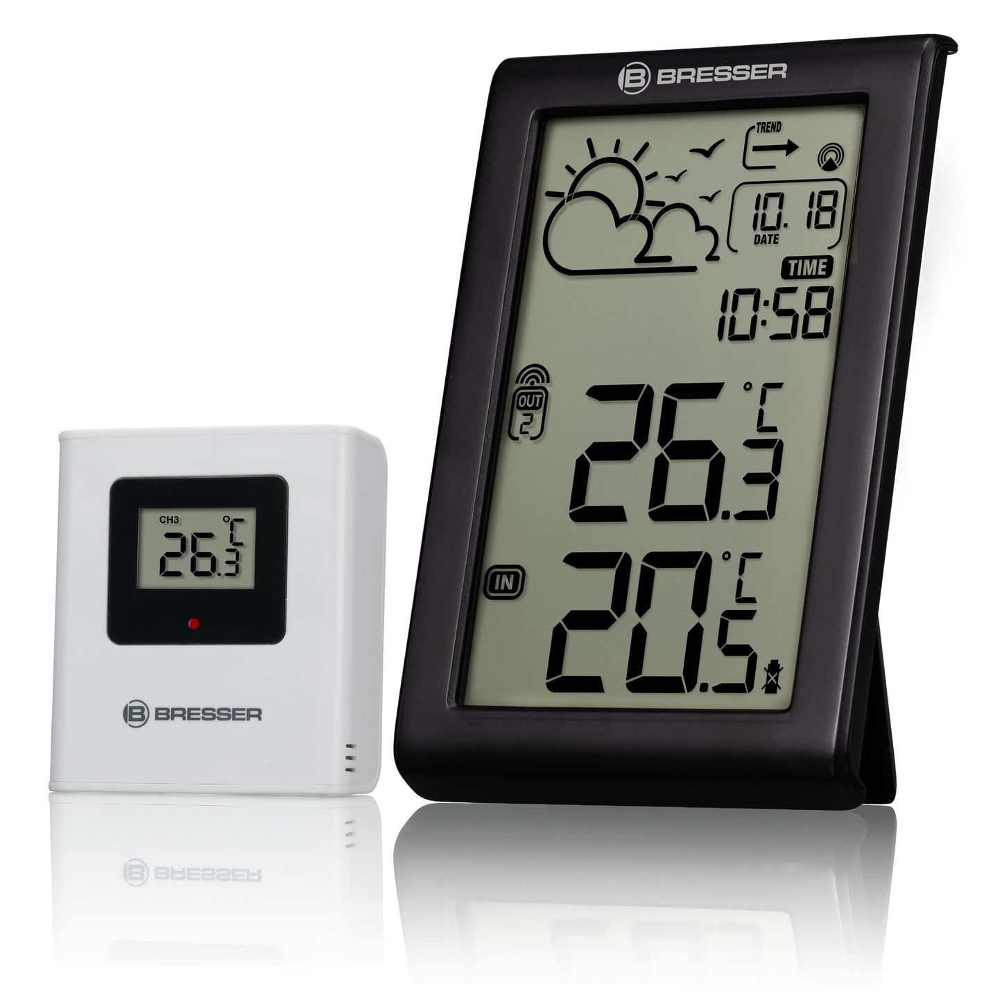 Estación meteorológica BRESSER Meteo Temp W con señal horaria DCF