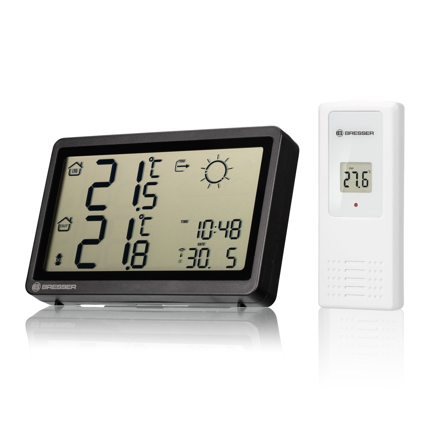 BRESSER Meteo Temp HZ Weather Station in Black