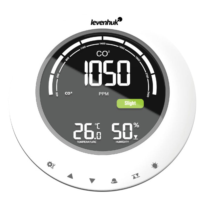 Medidor de CO₂ Levenhuk Wezzer PLUS LP90