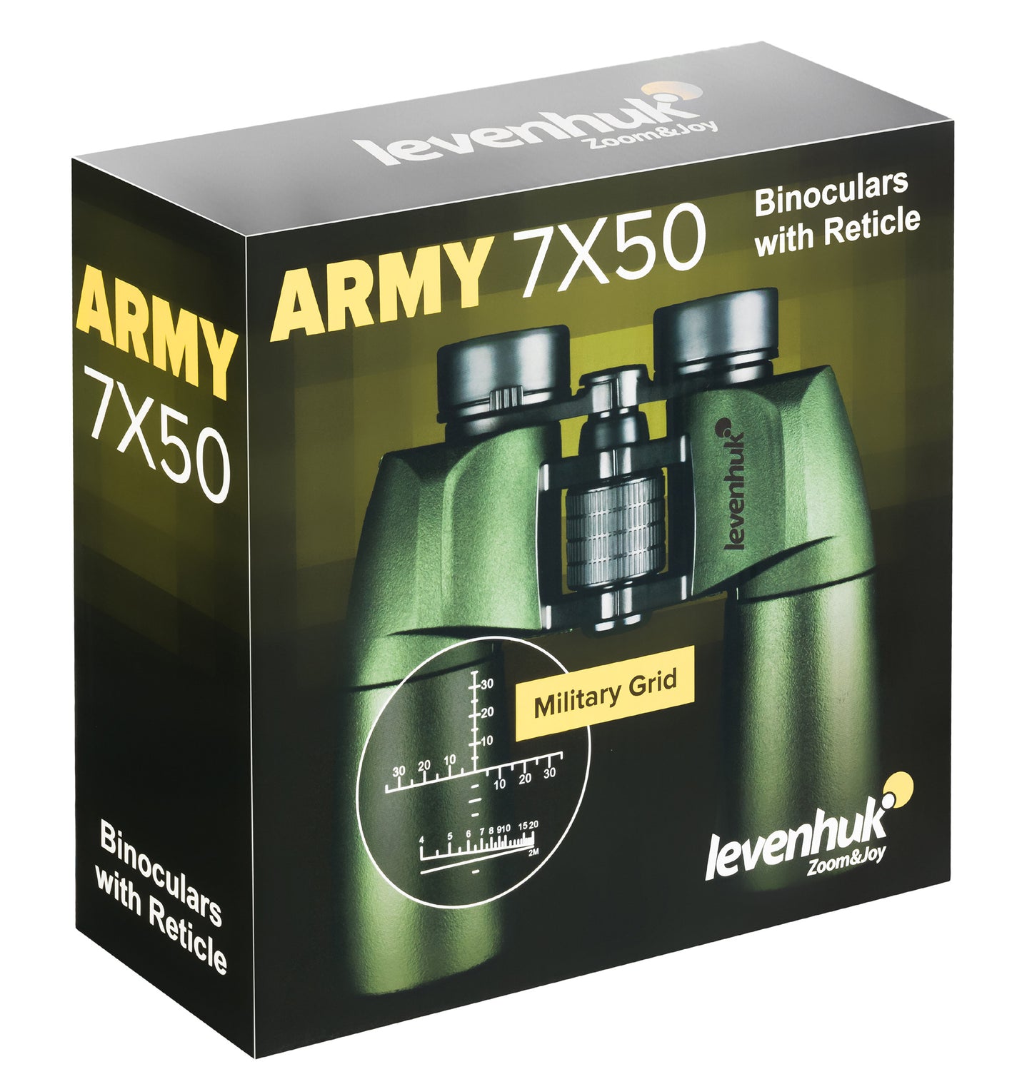 Binóculos Levenhuk Army 7x50 com retículo