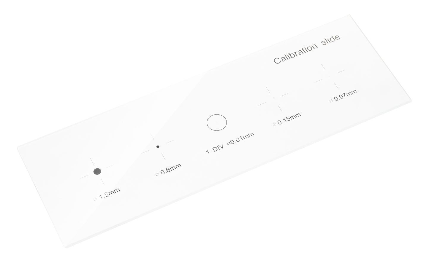 MAGUS CS5 Calibration Slide (XY0.01/0.07/0.15/0.6/1.5)