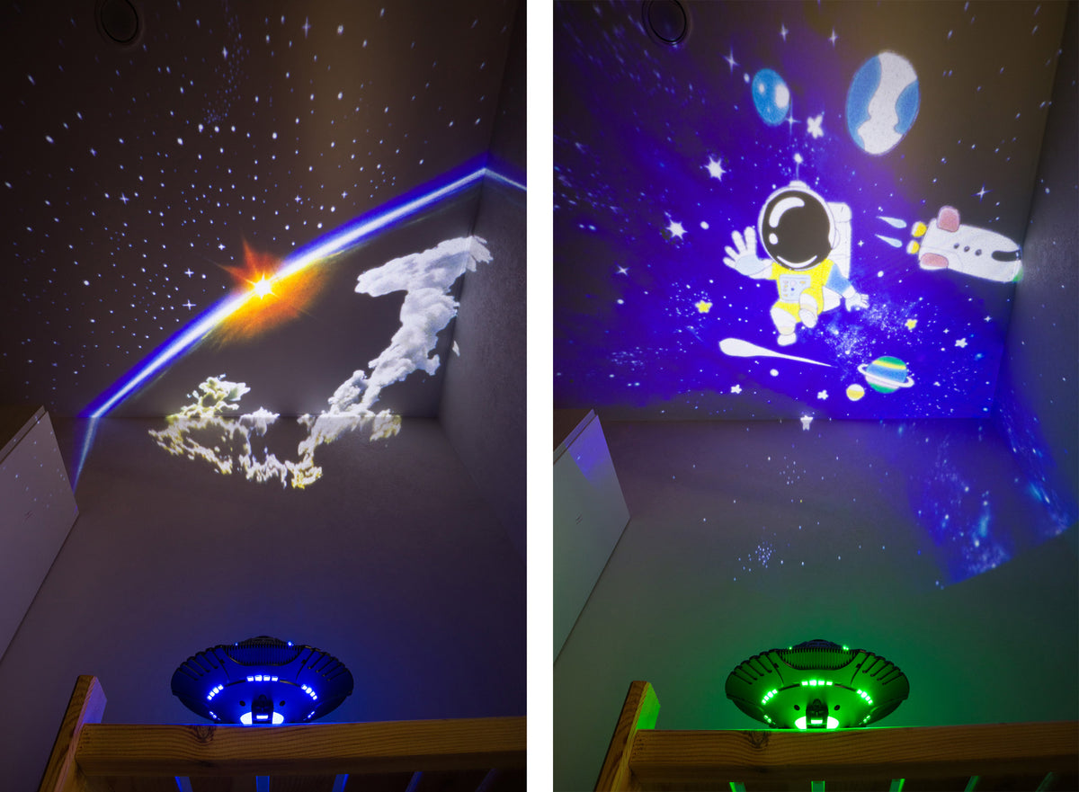 UFO-type star projector