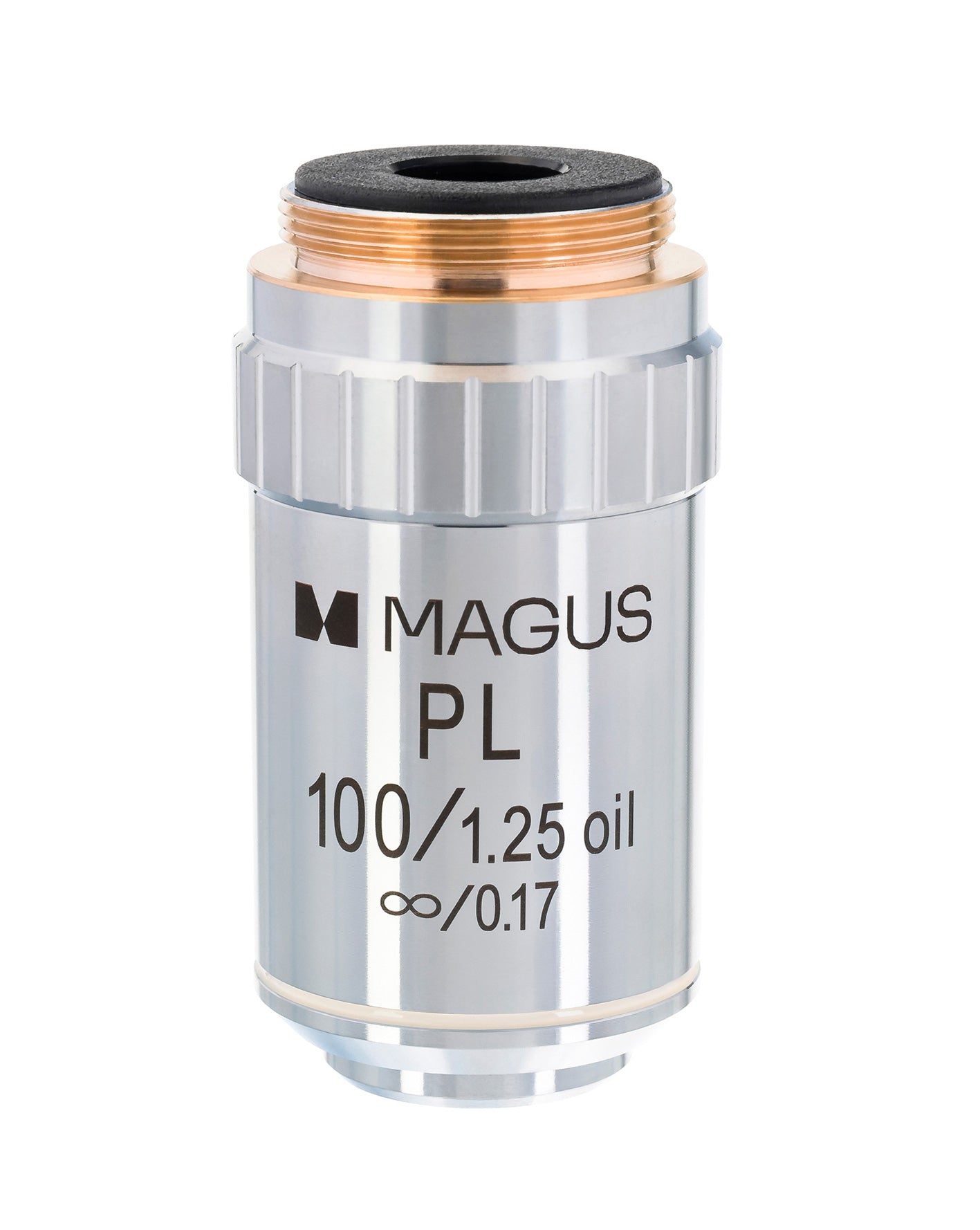 Lente objetiva plana MAGUS MP100 OIL 100x/1.25 ∞/0.17 com correção para o infinito