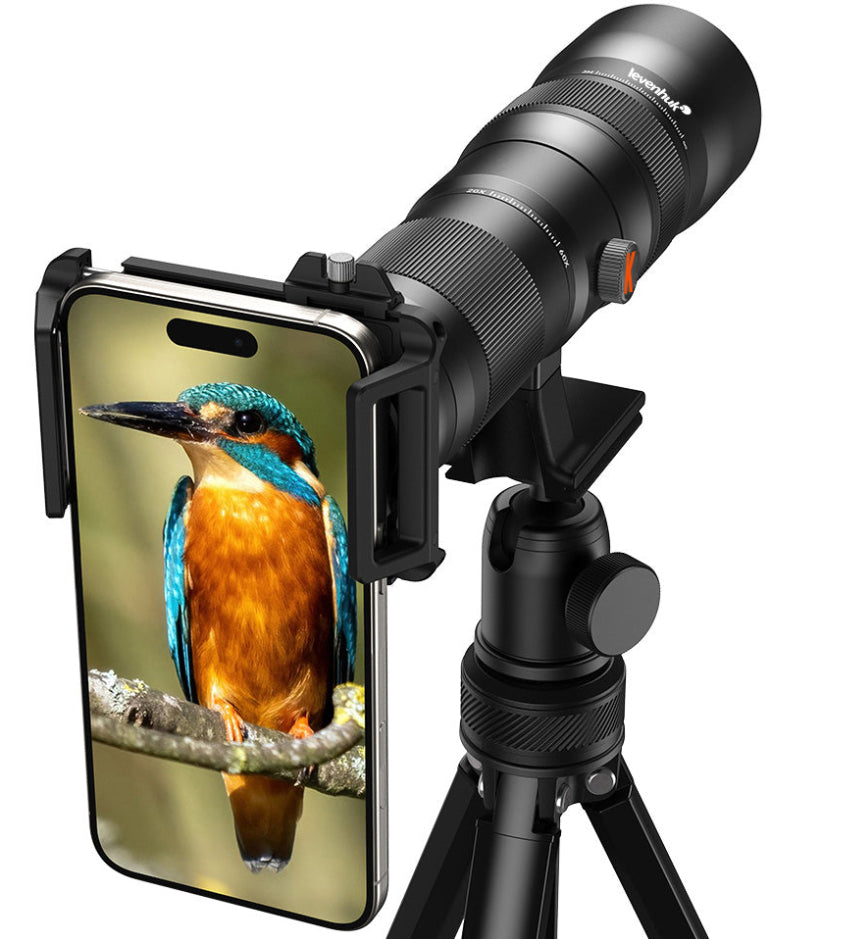 Kit teleocular para teléfono inteligente Levenhuk Kelvin TLC50