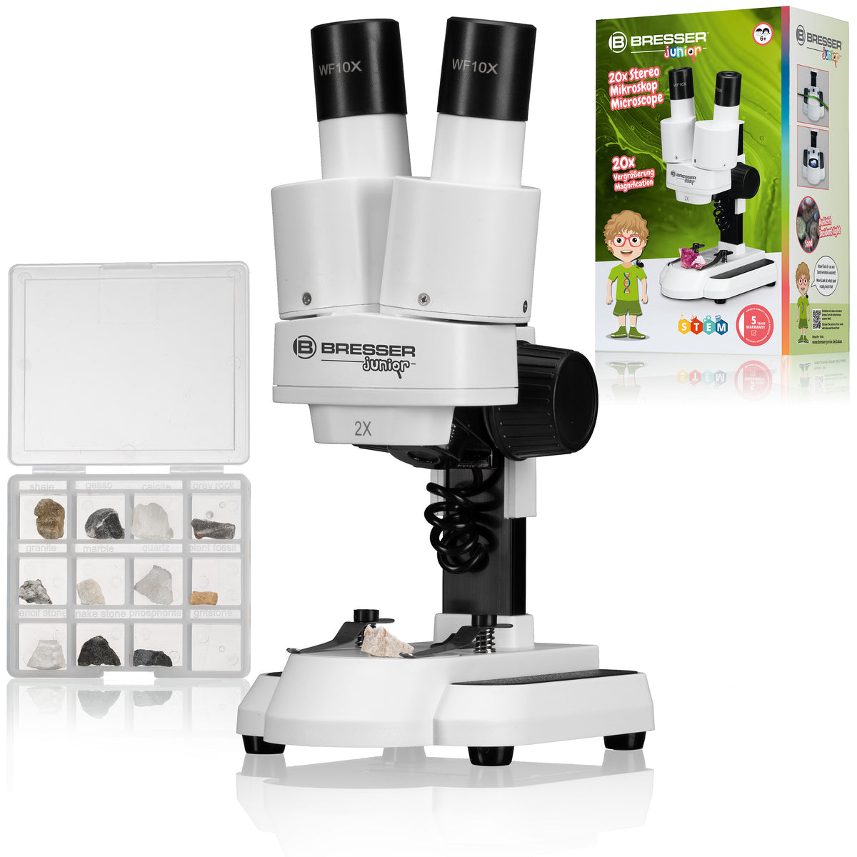 BRESSER JUNIOR 20x Stereo Microscope
