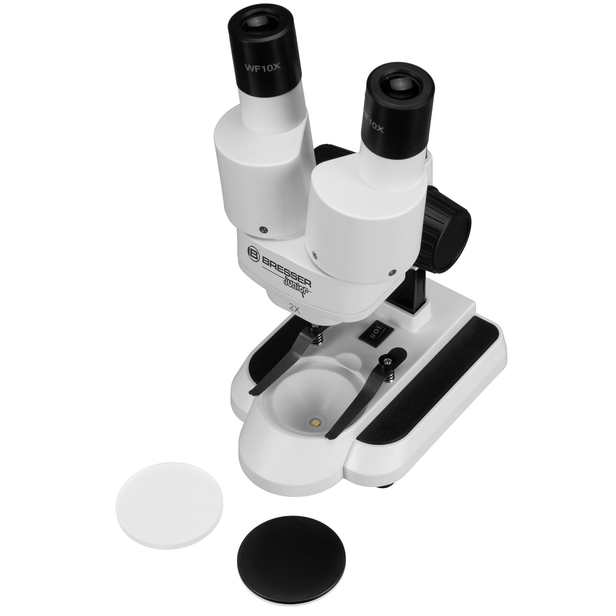 BRESSER JUNIOR Transmitted and Incident Light Microscope with 20x and 50x Magnification