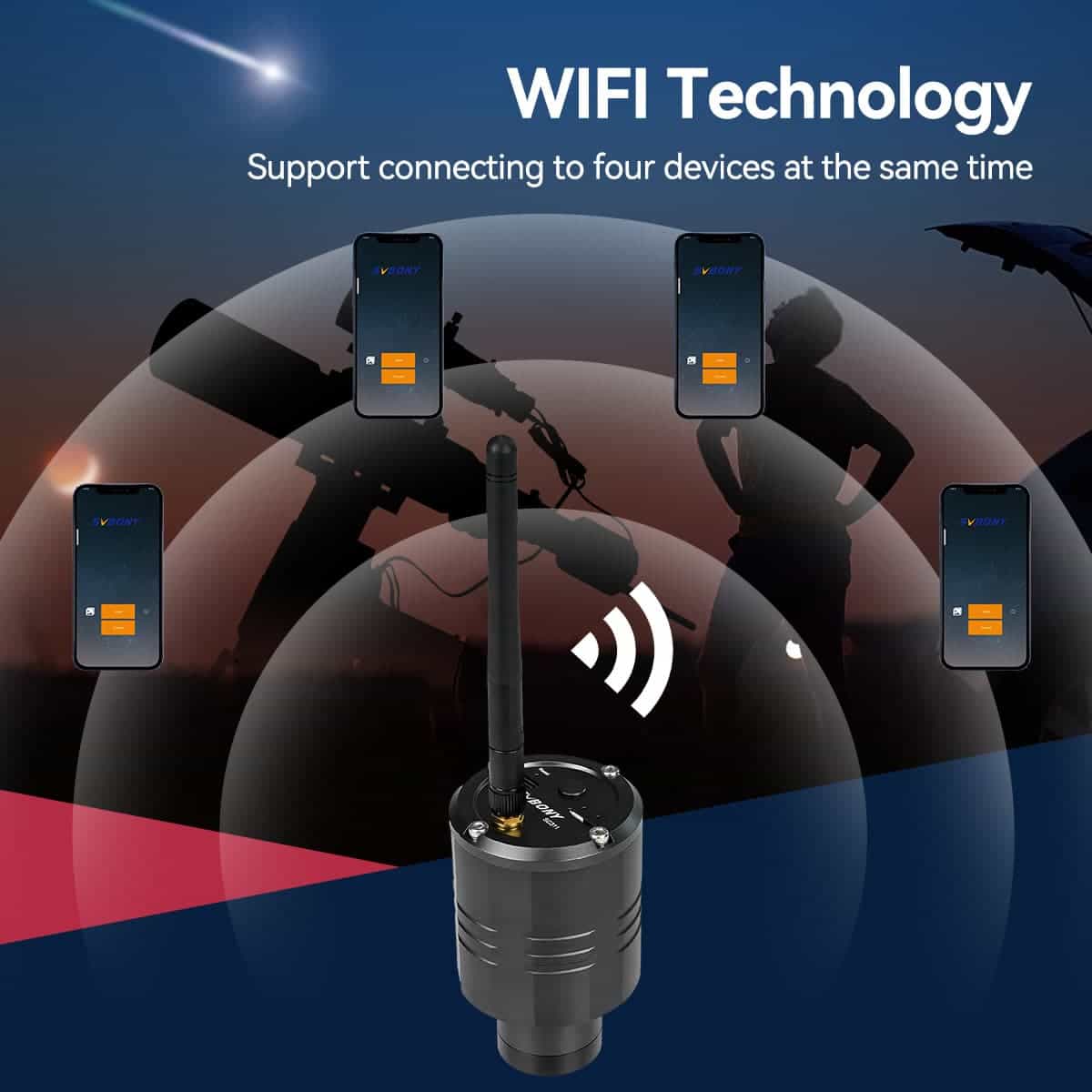 Cámara de Astronomía SC311 con WIFI