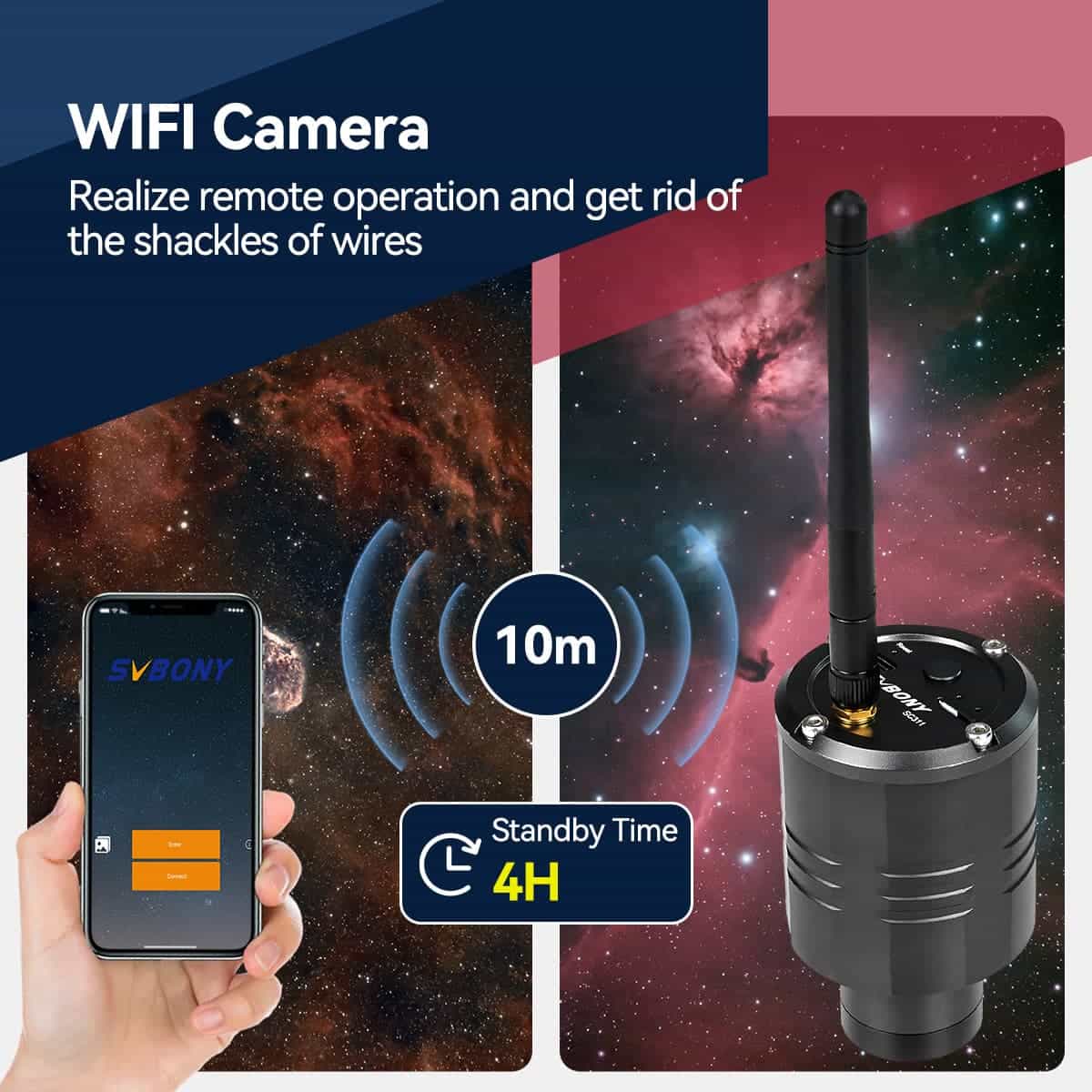 Cámara de Astronomía SC311 con WIFI
