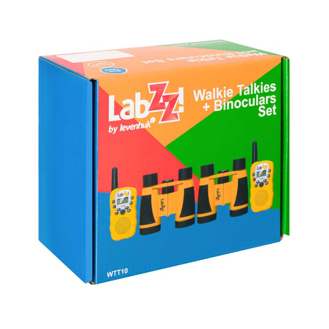 Walkie-talkie and binoculars kit for children