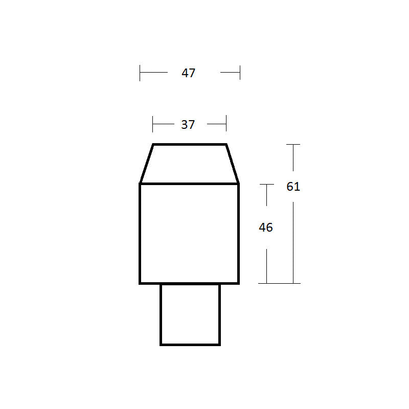 2" projection adapter with T2 connection point
