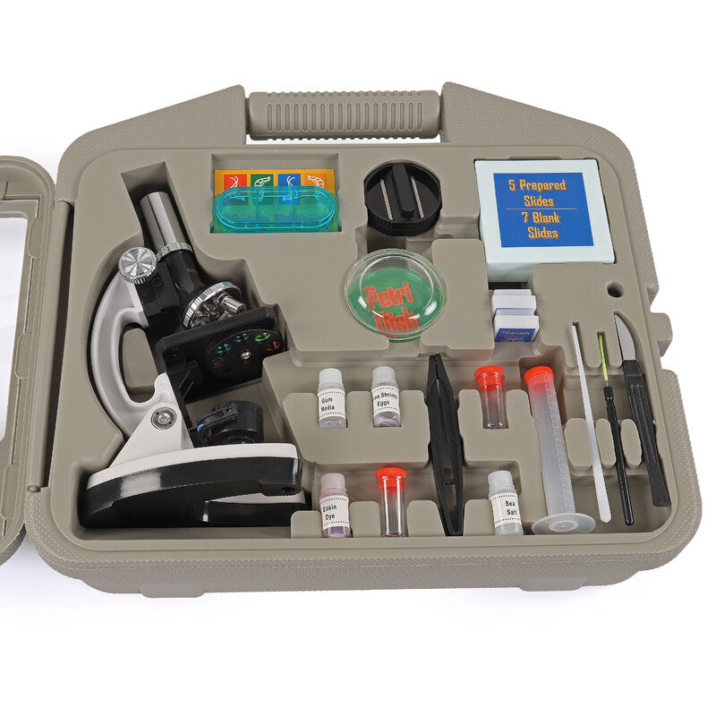MonoView 1200x Microscope with Microscopy Kit