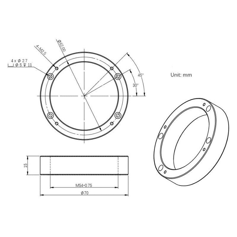 D70-M54F Adapter