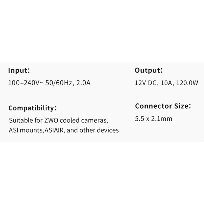 12V 10A power supply