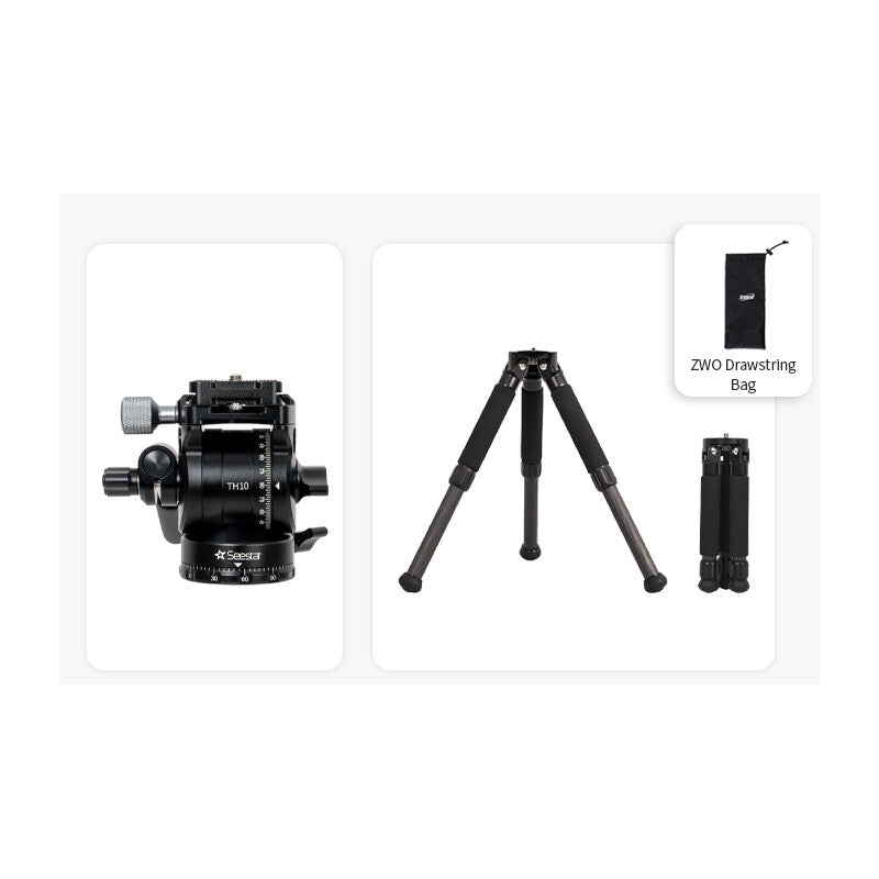 Carbon TC20+TH10 tripod for Seestar telescope