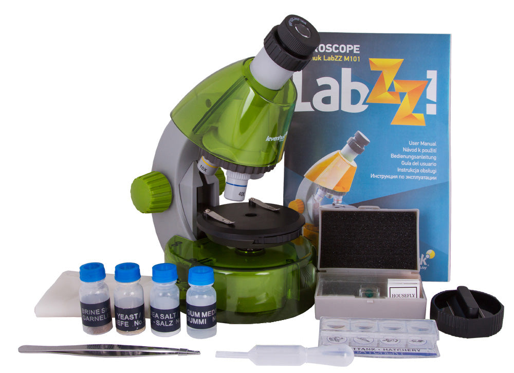 Microscopio Levenhuk LabZZ M3 con adattatore per fotocamera Microscopio Levenhuk LabZZ M3 con adattatore per fotocamera