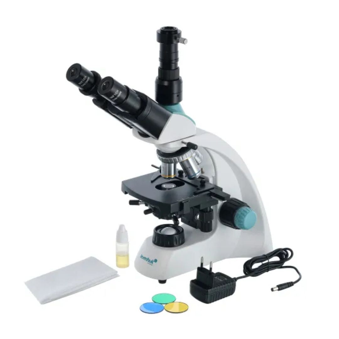 Microscopio trinocular Levenhuk 400T