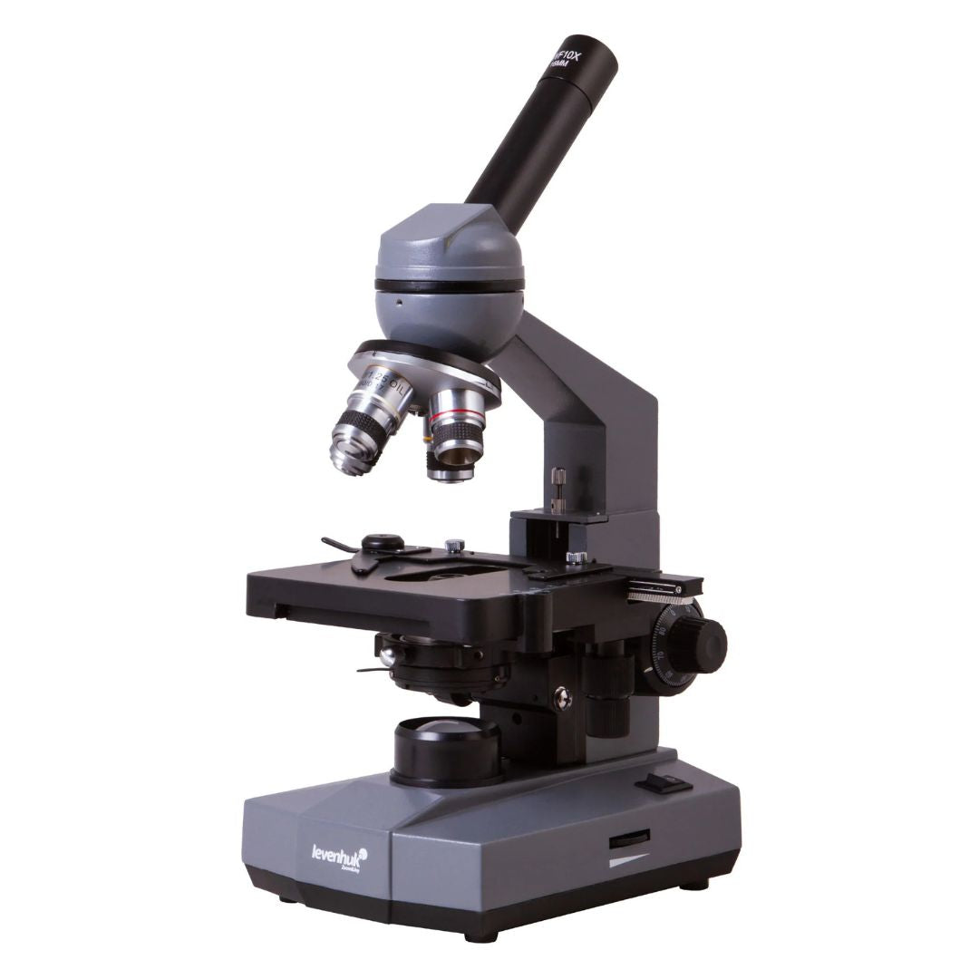 Microscopio biológico monocular Levenhuk 320 PLUS