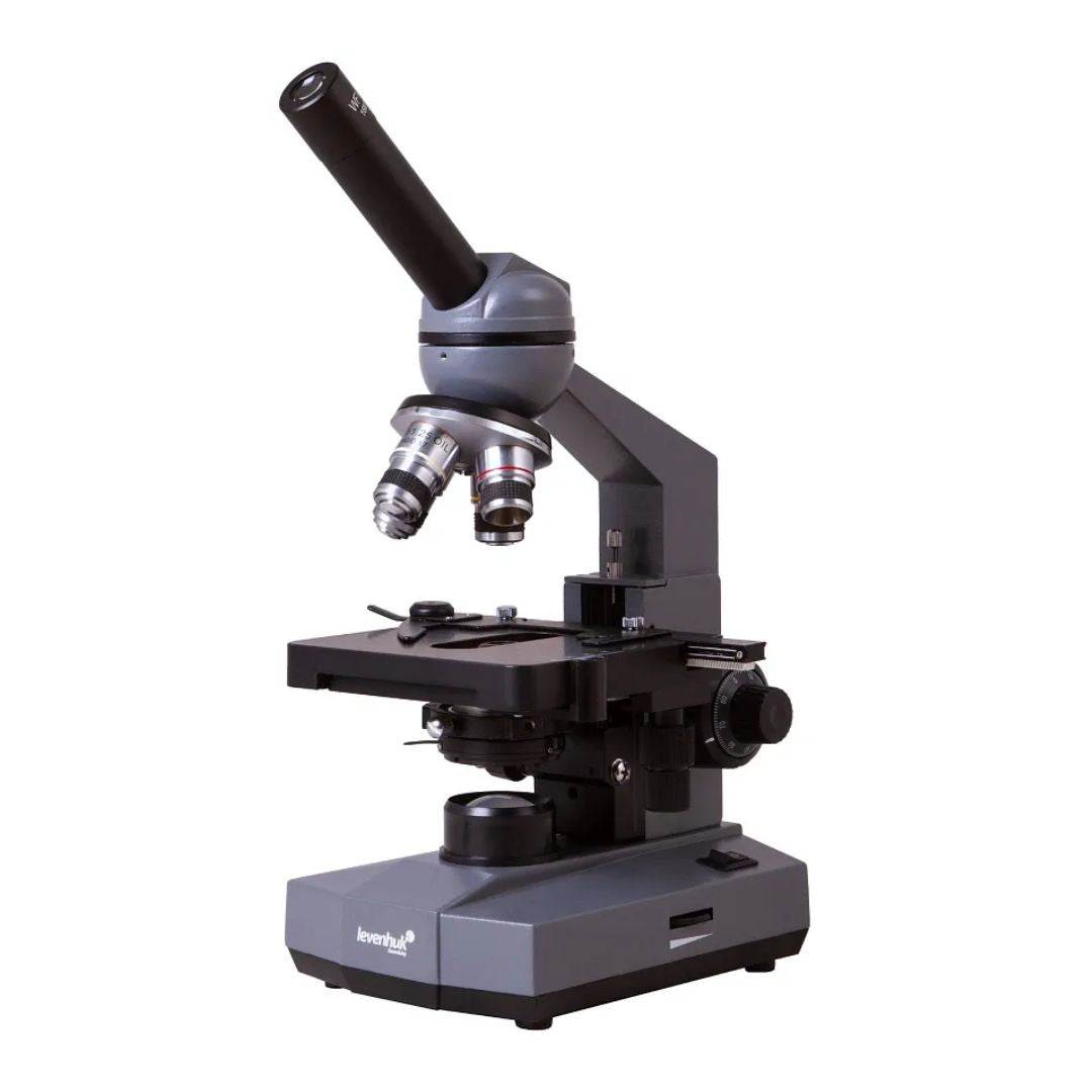 Microscopio biológico monocular Levenhuk 320 PLUS