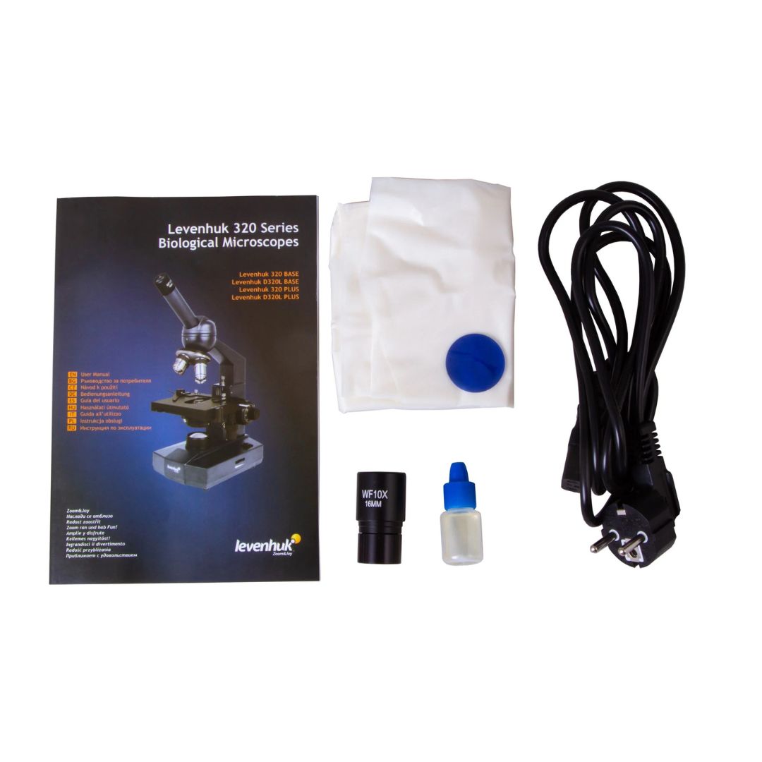 Microscopio monocular biológico Levenhuk 320 BASE