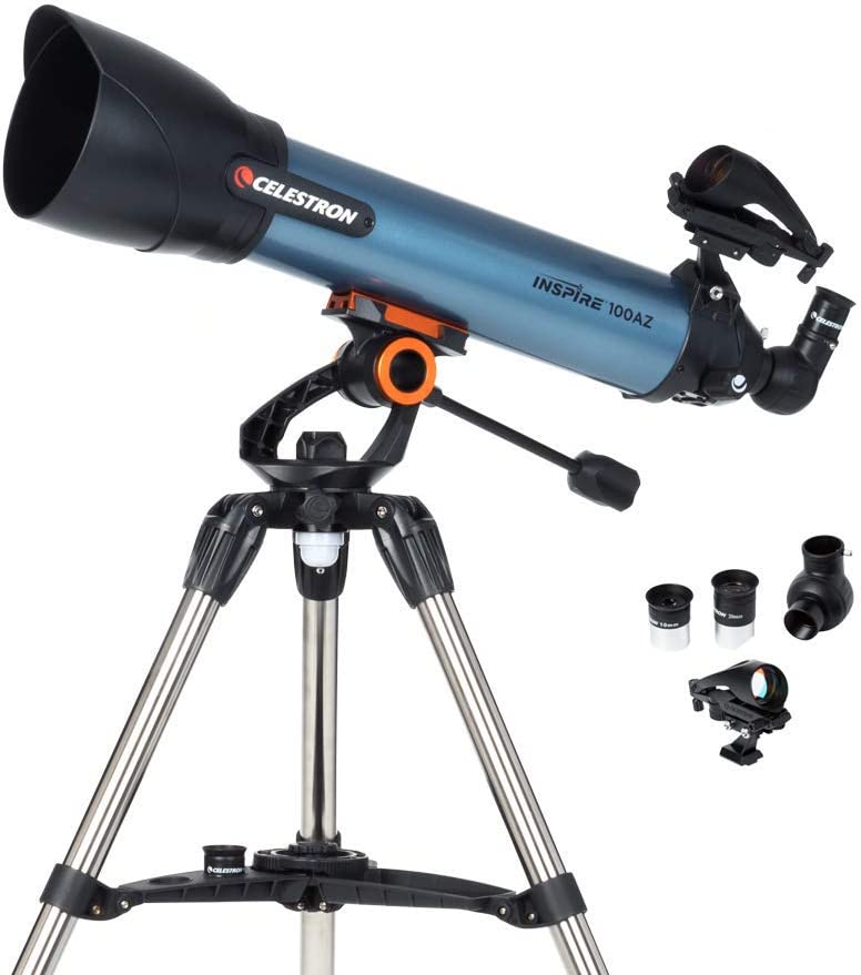 Inspire 100mm AZ refractor telescope