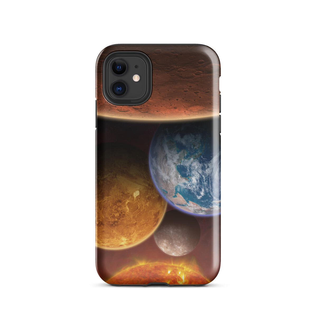 Funda dura para iPhone los planetas rocosos del Sistema Solar