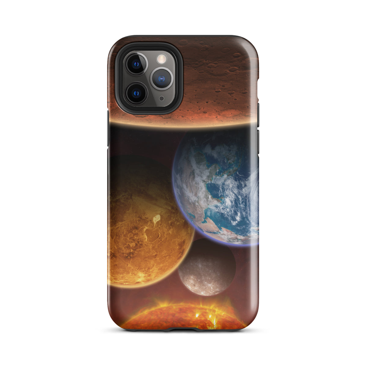 Funda dura para iPhone los planetas rocosos del Sistema Solar