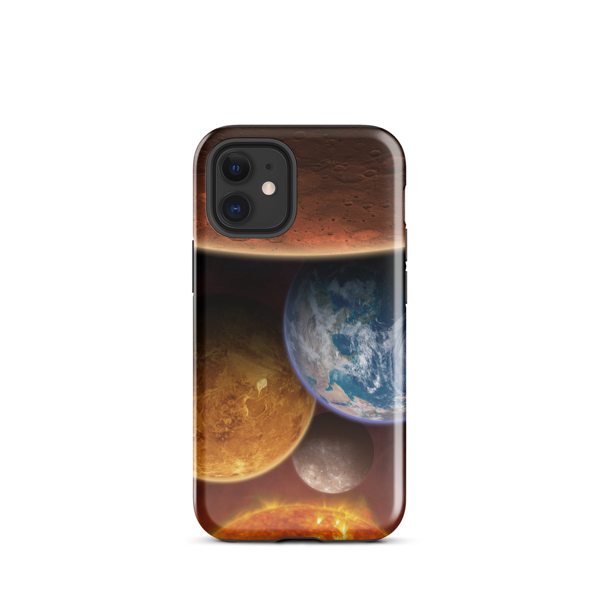 Funda dura para iPhone los planetas rocosos del Sistema Solar