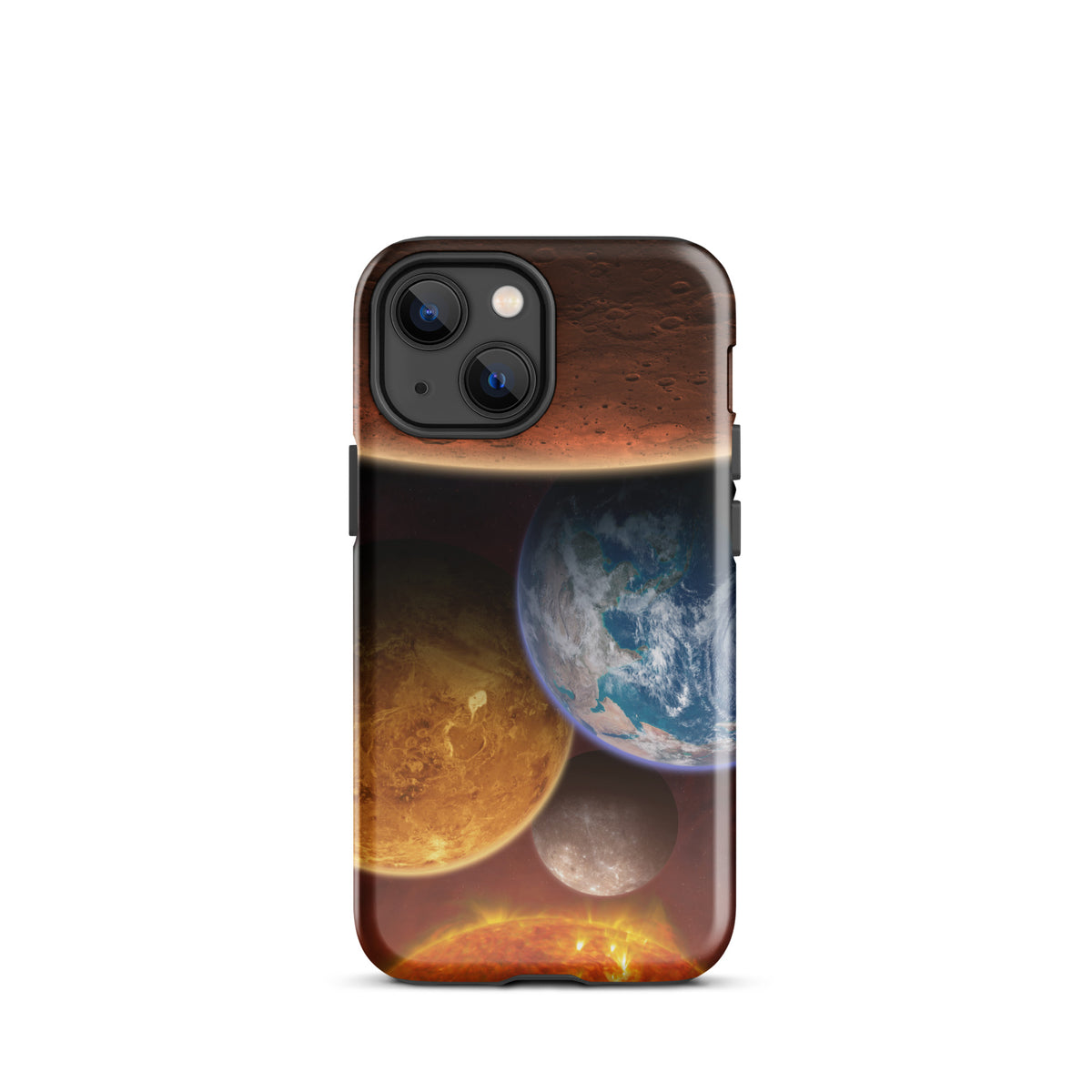 Funda dura para iPhone los planetas rocosos del Sistema Solar