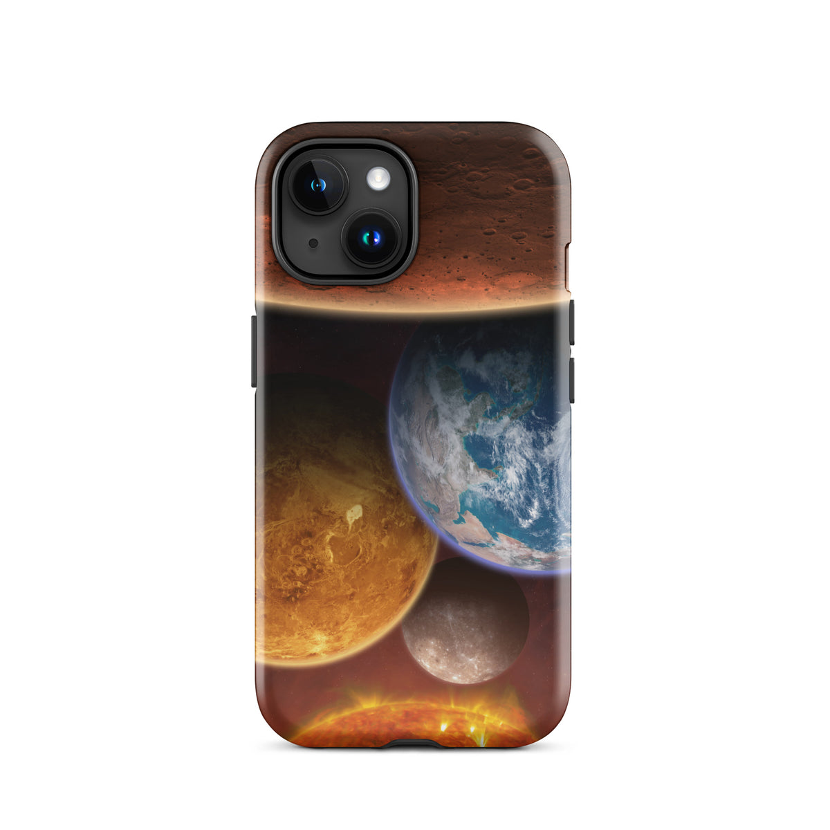 Funda dura para iPhone los planetas rocosos del Sistema Solar