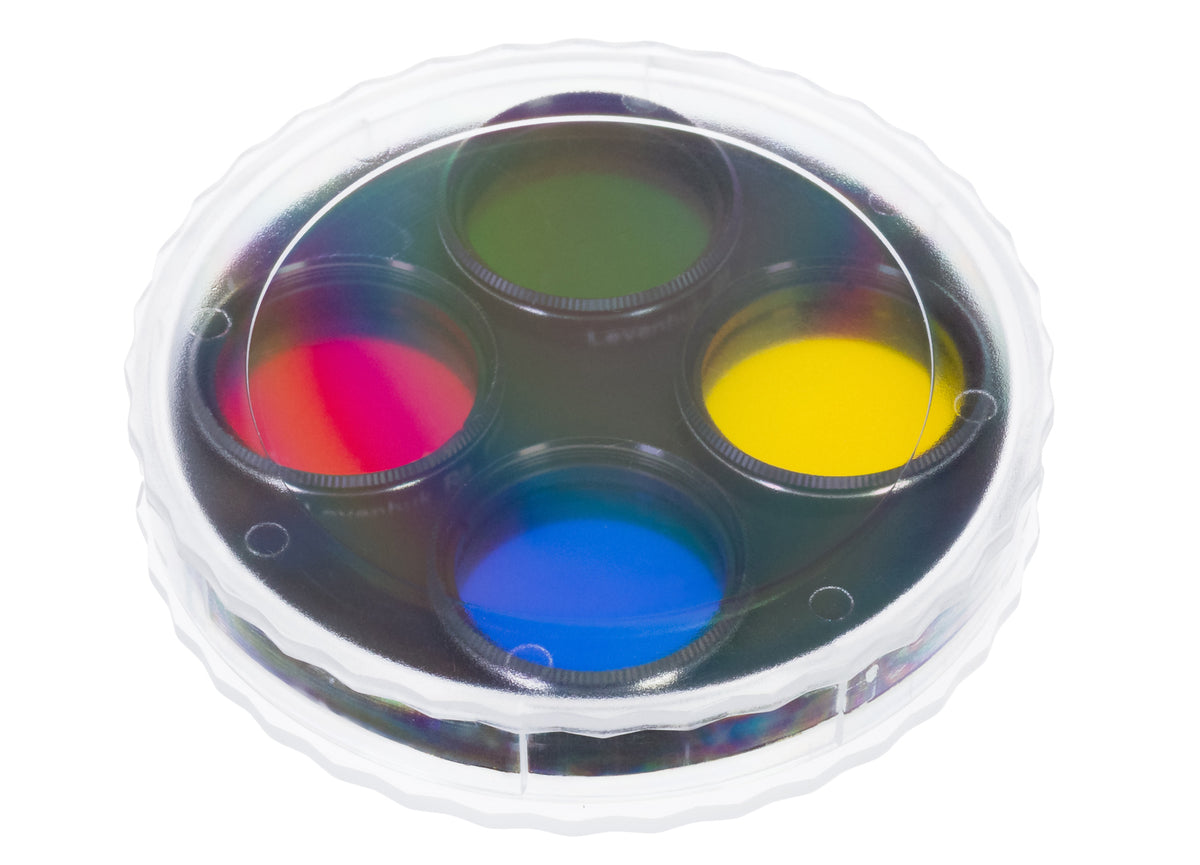 Juego de filtros F4 «El Sistema Solar» para telescopio