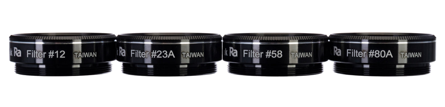 Juego de filtros F4 «El Sistema Solar» para telescopio