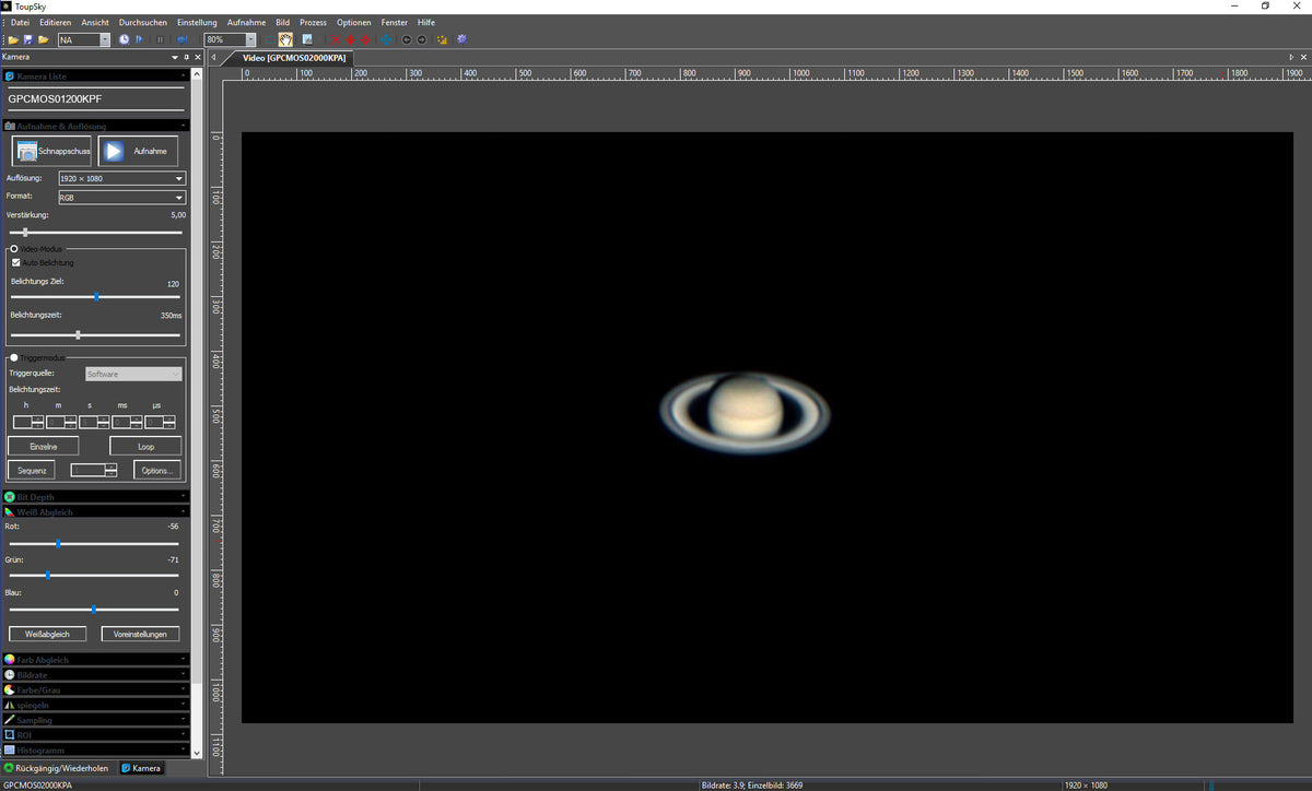 Cámara HD y autoguía lunar y planetaria Bresser