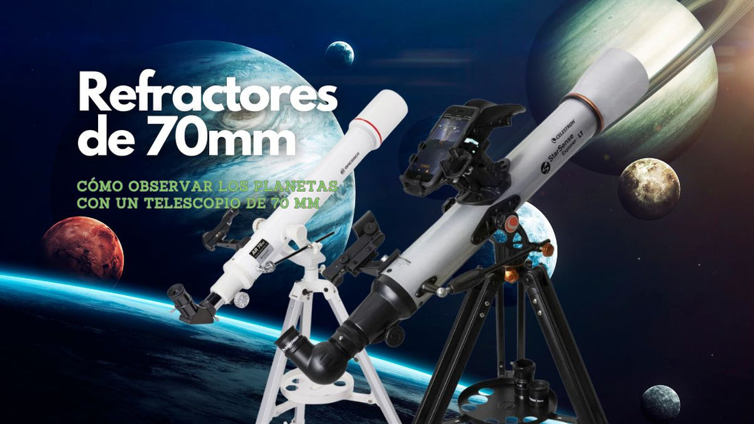 Cómo observar los planetas con un telescopio de 70 mm