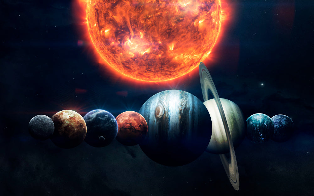 La magnitud visible de los objetos de nuestro Sistema Solar