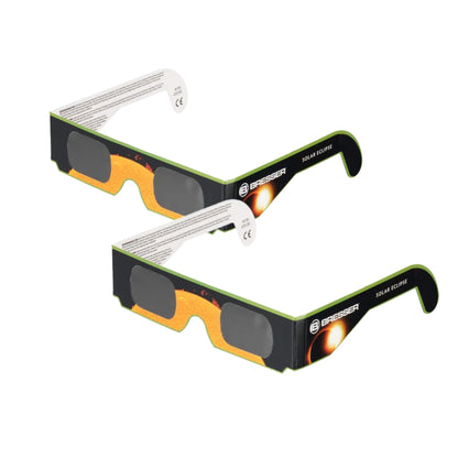 Glasses for viewing solar eclipses