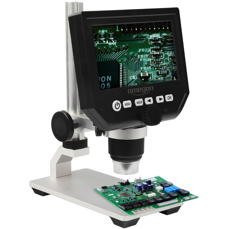 Microscópio DigiStar de; 1x-600x; LCD de 4,3''