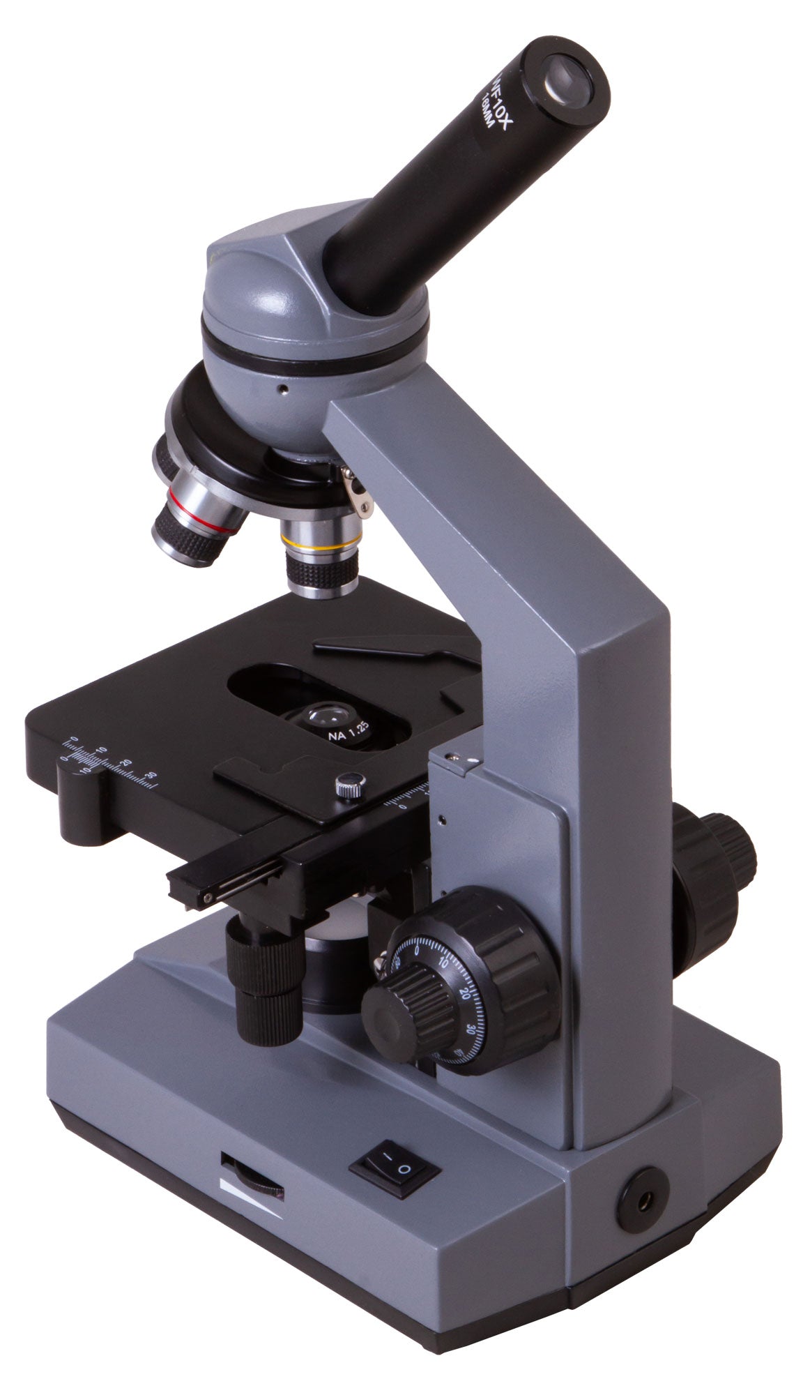 Microscopio biológico monocular Levenhuk 320 PLUS