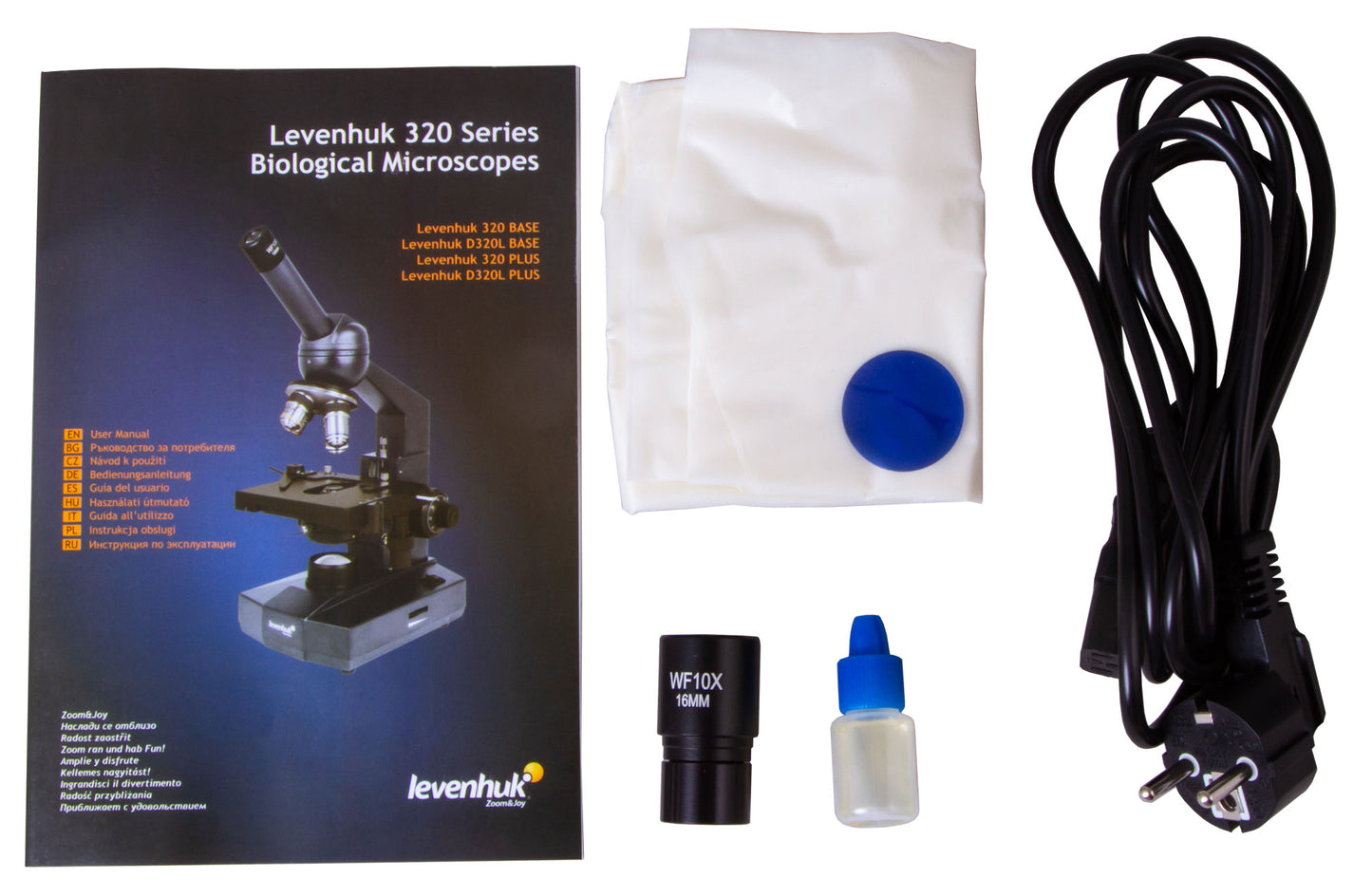 Microscopio monocular biológico Levenhuk 320 BASE