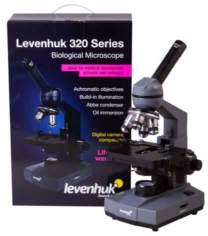 Microscópio Monocular Biológico Levenhuk 320 BASE