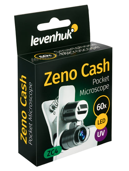 Microscopio de bolsillo Levenhuk Zeno Cash ZC4