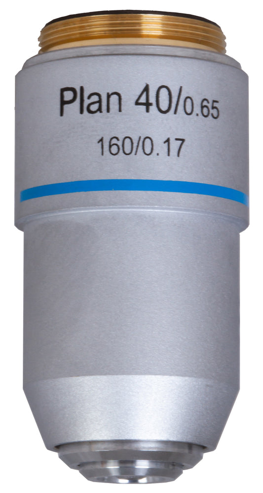 Levenhuk MED 40x objetiva plana acromática