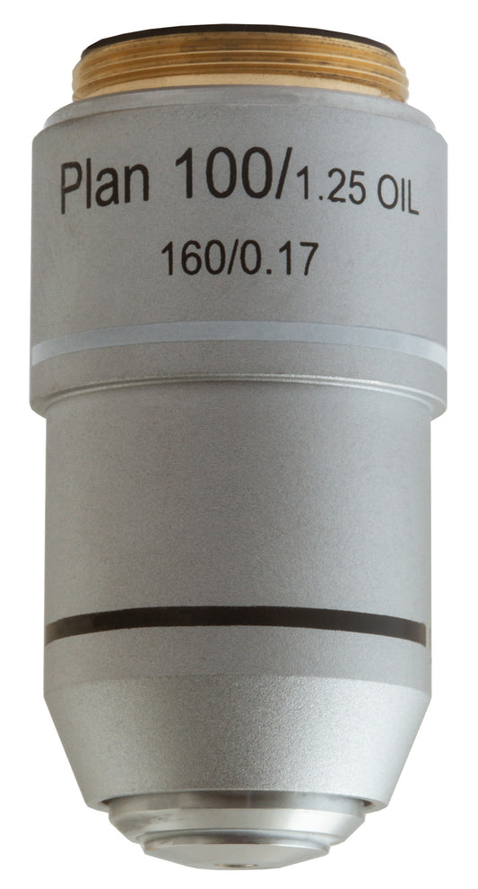 Levenhuk MED 100x objetiva plana acromática