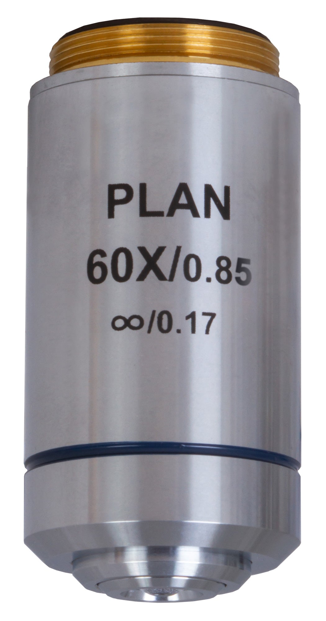 Objetivo plano acromático Levenhuk MED 60x corregido al infinito
