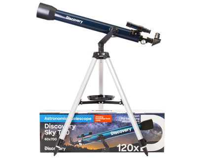 Telescopio Discovery Sky T60 con libro