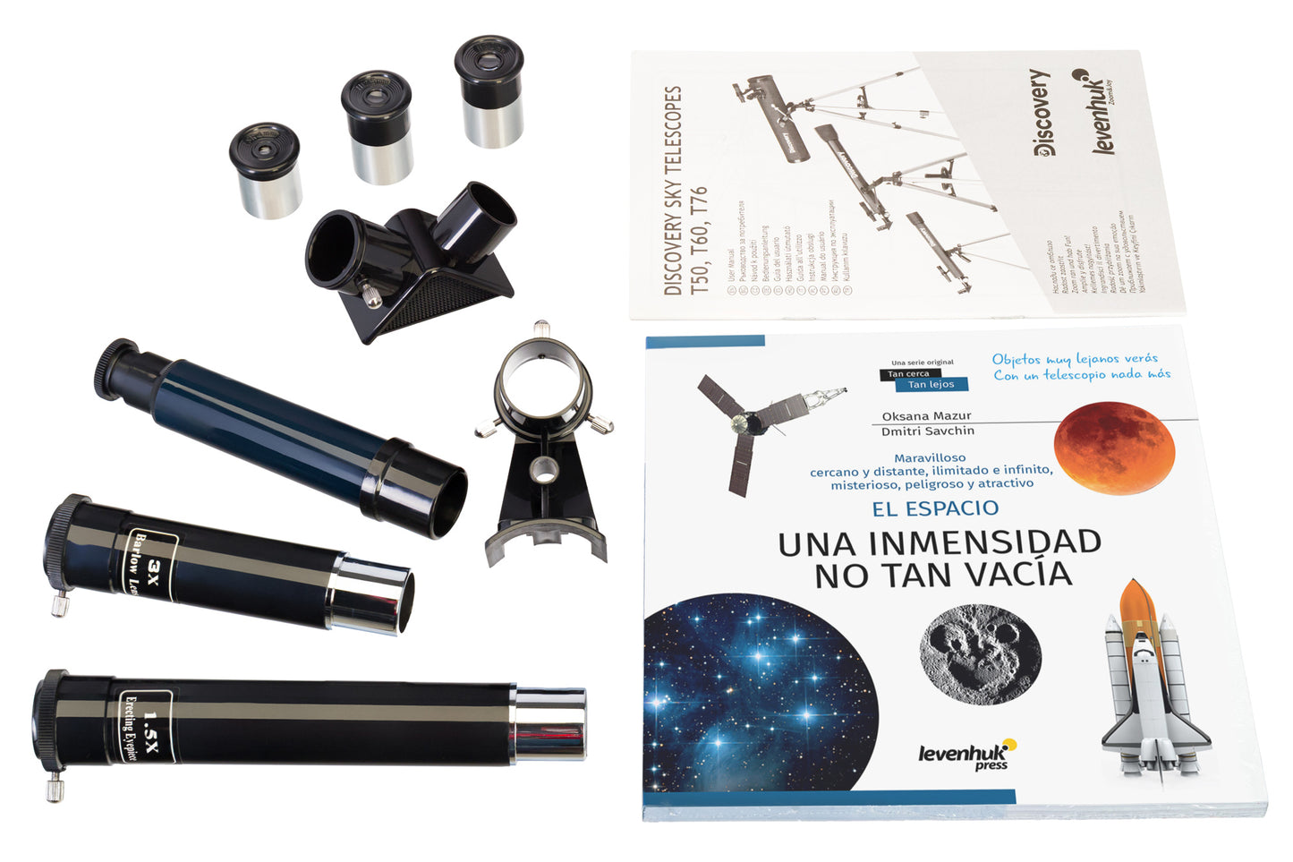 Telescopio Discovery Sky T60 con libro