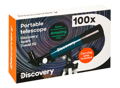 Telescopios Discovery Spark Travel 50mm con libro