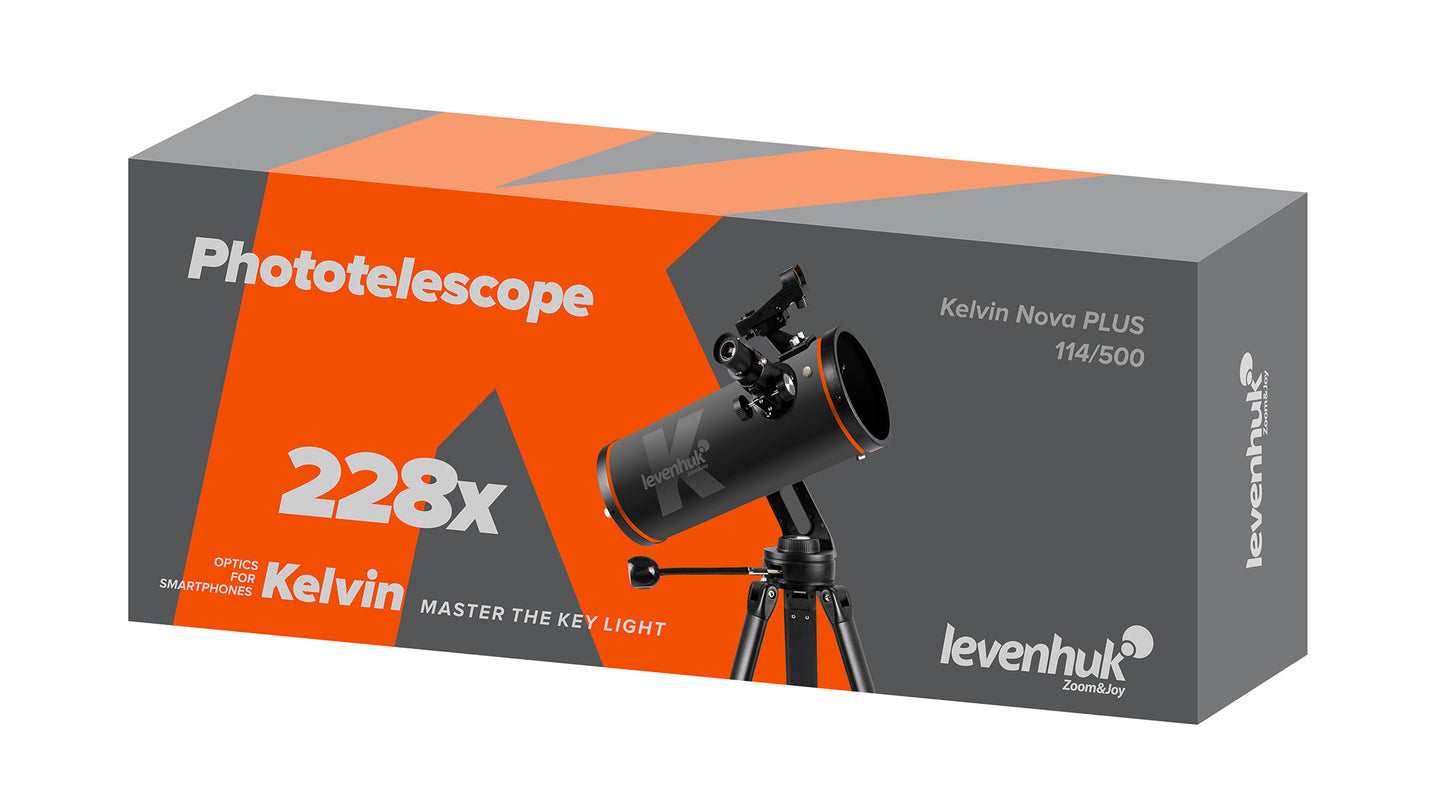 Fototelescopio Levenhuk Kelvin Nova PLUS 114/500